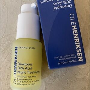 Ole Henriksen Dewtopia 20% Acid Night Serum Treatment BNIB